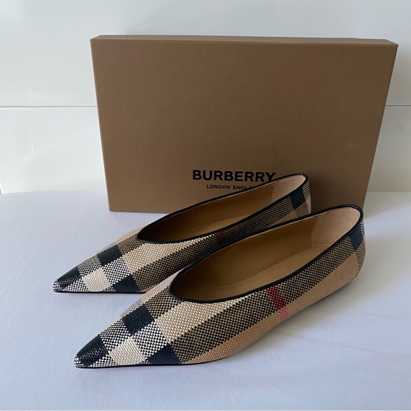 NWT 100% Authentic Burberry Madelina Ballet Flats - Picture 8 of 13